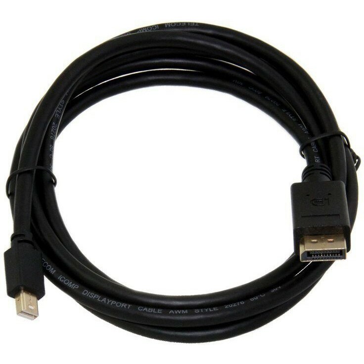 Кабель Mini DisplayPort (M) - DisplayPort (M), 1.8м, Telecom TA682-1.8M