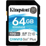 Карта памяти 64Gb SD Kingston  (SDG3/64GB)