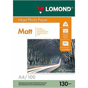 Бумага Lomond 0102004 (A4, 130 г/м2, 100 листов)
