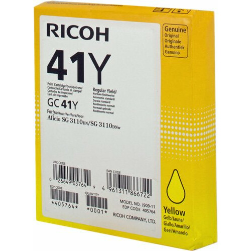 Картридж Ricoh GC 41Y Yellow - 405764