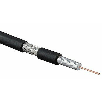 Коаксиальный кабель Hyperline COAX-RG6-LSZH-500, 500м