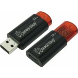 USB Flash накопитель 32Gb SmartBuy Click Black/Red (SB32GBCl-K)