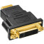 Переходник HDMI (M) - DVI (F), Buro HDMI-19M-DVI-I(F)-ADPT