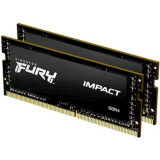 Оперативная память 64Gb DDR4 2666MHz Kingston Fury Impact SO-DIMM (KF426S16IBK2/64) (2x32Gb KIT)