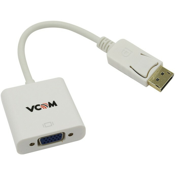 Переходник DisplayPort (M) - VGA (F), 0.15м, VCOM CG603