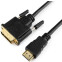 Кабель HDMI - DVI, 7.5м, Gembird CC-HDMI-DVI-7.5MC