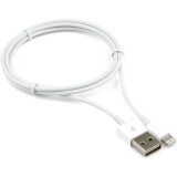 Кабель USB - Lightning, 1м, Gembird CC-USB-AP2MWP