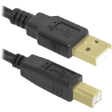 Кабель USB A (M) - USB B (M), 3м, Defender USB04-10PRO (87431)