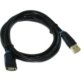 Кабель удлинительный USB A (M) - USB A (F), 2м, Vention CBCBH
