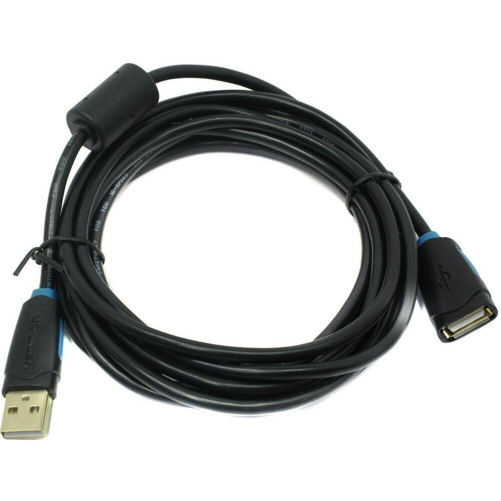 Кабель удлинительный USB A (M) - USB A (F), 3м, Vention CBCBI