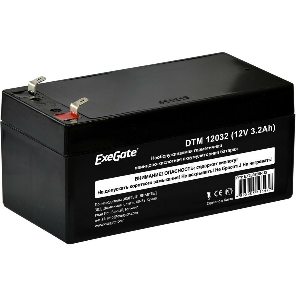 Аккумуляторная батарея ExeGate DTM 12032 - EX282959RUS