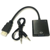 Переходник HDMI (M) - VGA (F), 0.1м, Buro HDMI-M-VGA-F