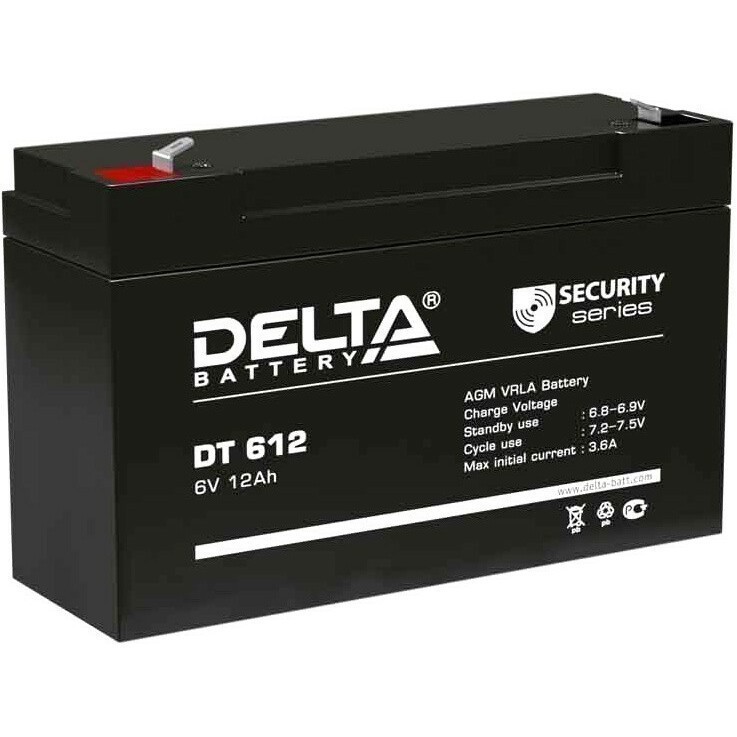Аккумуляторная батарея Delta DT612 - DT 612