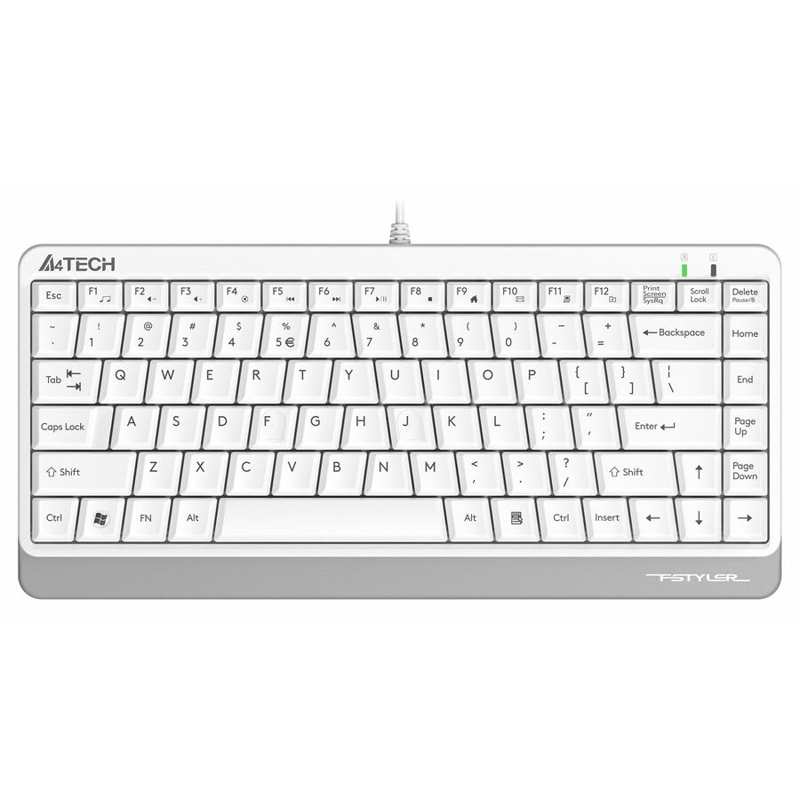 Клавиатура A4Tech Fstyler FKS11 White/Grey