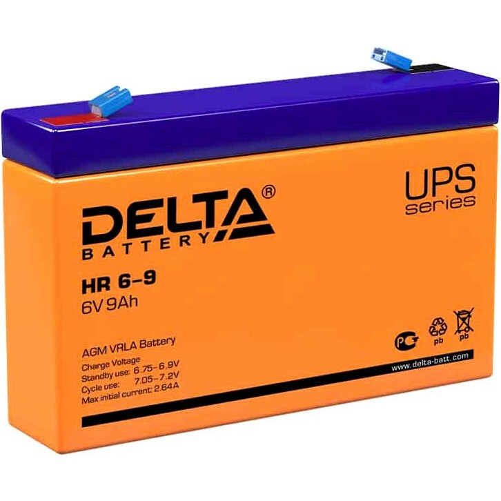 Аккумуляторная батарея Delta HR6-9 - HR 6-9