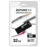 USB Flash накопитель 32Gb Exployd 580 Black (EX-32GB-580-Black)