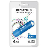 USB Flash накопитель 4Gb Exployd 570 Blue (EX-4GB-570-Blue)