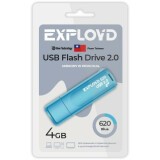 USB Flash накопитель 4Gb Exployd 620 Blue (EX-4GB-620-Blue)