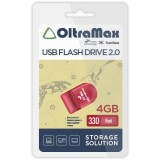 USB Flash накопитель 4Gb OltraMax 330 Red (OM-4GB-330-Red)