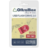 USB Flash накопитель 8Gb OltraMax 330 Red (OM-8GB-330-Red)
