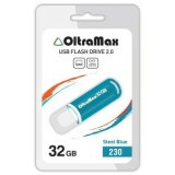 USB Flash накопитель 32Gb OltraMax 230 Steel Blue (OM-32GB-230-St Blue)