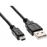 Кабель USB - miniUSB, 3м, Telecom TC6911BK-3.0M