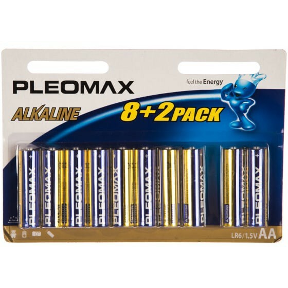 Батарейка Pleomax (AA, 10 шт) - C0021216