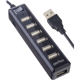 USB-концентратор Perfeo PF-H034 Black (PF_C3225)