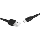 Кабель USB A (M) - microUSB B (M), 1м, HOCO X20 Black (HC-68822)