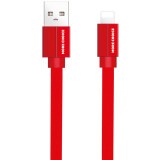 Кабель USB - Lightning, 1м, More Choice K20i Red (K20IR)