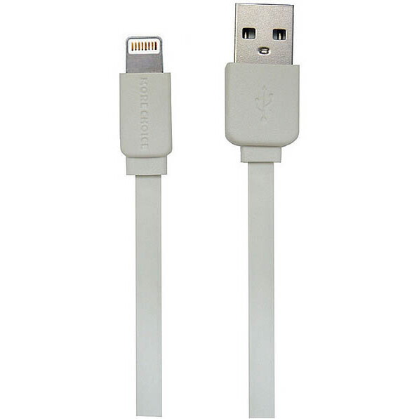 Кабель USB - Lightning, 1м, More Choice K21i White - K21IW