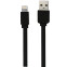 Кабель USB - Lightning, 1м, More Choice K21i Black - K21IB