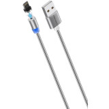 Кабель USB - Lightning, 1м, More Choice K61Si Dark Grey (K61SIDG)