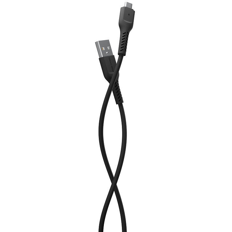 Кабель USB A (M) - microUSB B (M), 1м, More Choice K16m Black - K16MB