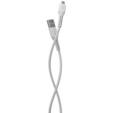 Кабель USB A (M) - microUSB B (M), 1м, More Choice K16m White (K16MW)