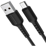 Кабель USB A (M) - microUSB B (M), 1м, More Choice K26m Black (K26MB)