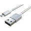 Кабель USB A (M) - microUSB B (M), 1м, More Choice K31m Silver - K31MS