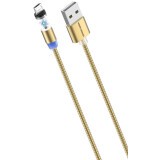 Кабель USB A (M) - microUSB B (M), 1м, More Choice K61Sm Gold (K61SMG)