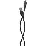 Кабель USB - USB Type-C, 1м, More Choice K16a Black (K16AB)