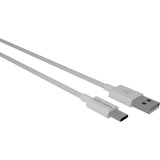 Кабель USB - USB Type-C, 1м, More Choice K24a White (K24AW)