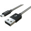 Кабель USB - USB Type-C, 1м, More Choice K31a Black - K31AB