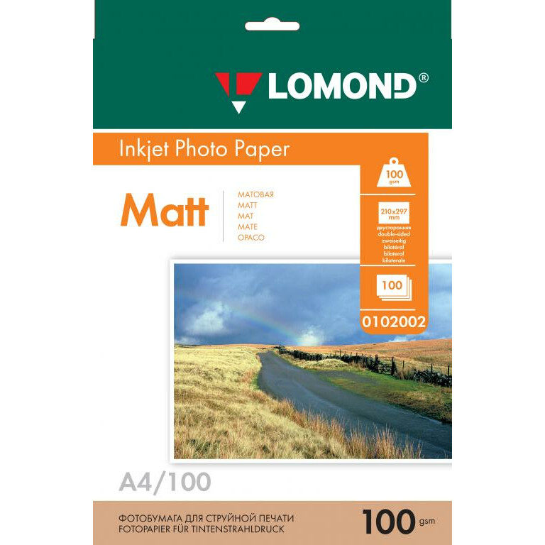 Бумага Lomond 0102002 (A4, 100 г/м2, 100 листов)