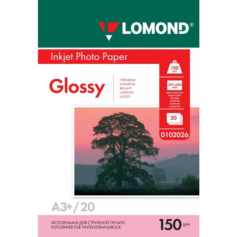 Бумага Lomond 0102026 (A3+, 150 г/м2, 20 листов)
