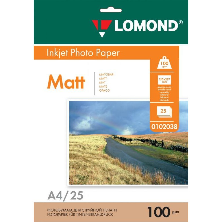 Бумага Lomond 0102038 (A4, 100 г/м2, 25 листов)