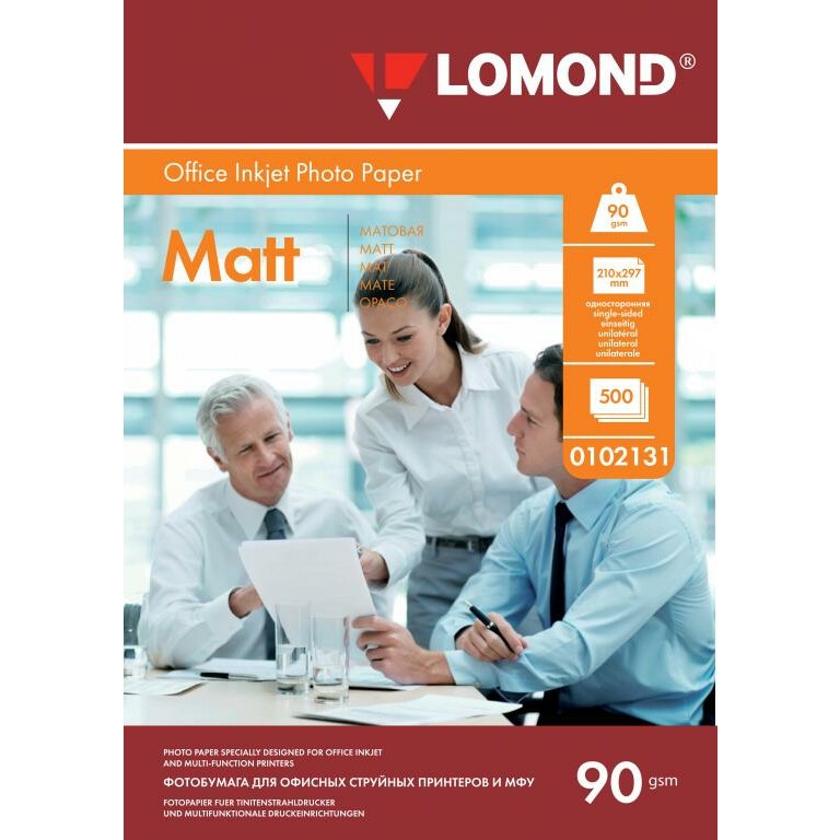 Бумага Lomond 0102131 (A4, 90 г/м2, 500 листов)
