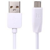 Кабель USB A (M) - microUSB B (M), 1м, HOCO X1 White (HC-32038)