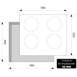 Индукционная варочная панель LEX EVI 640-1 BL (CHYO000181)