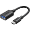 Переходник USB A (F) - USB Type-C, 0.15м, UGREEN US154 Black - 30701