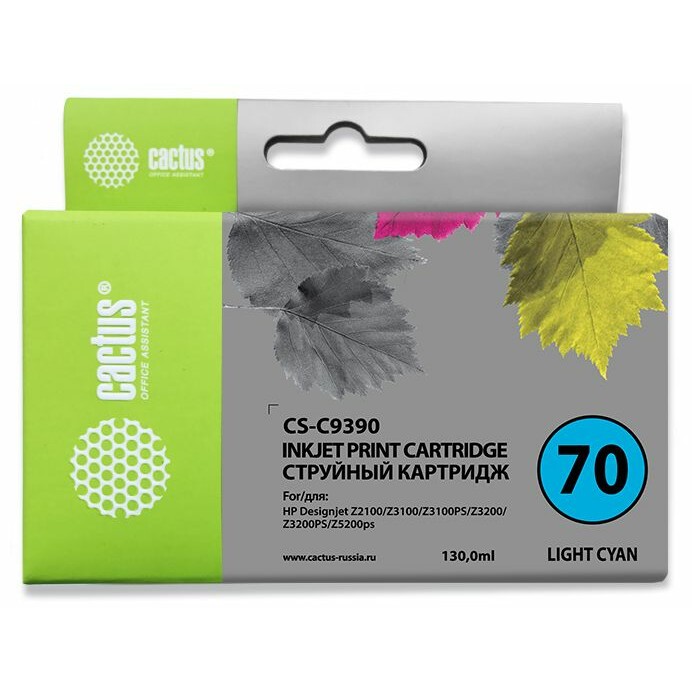 Картридж Cactus CS-C9390 Light Cyan