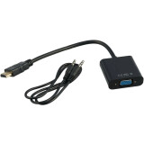 Переходник HDMI (M) - VGA (F), Bion BXP-A-HDMI-VGA-03